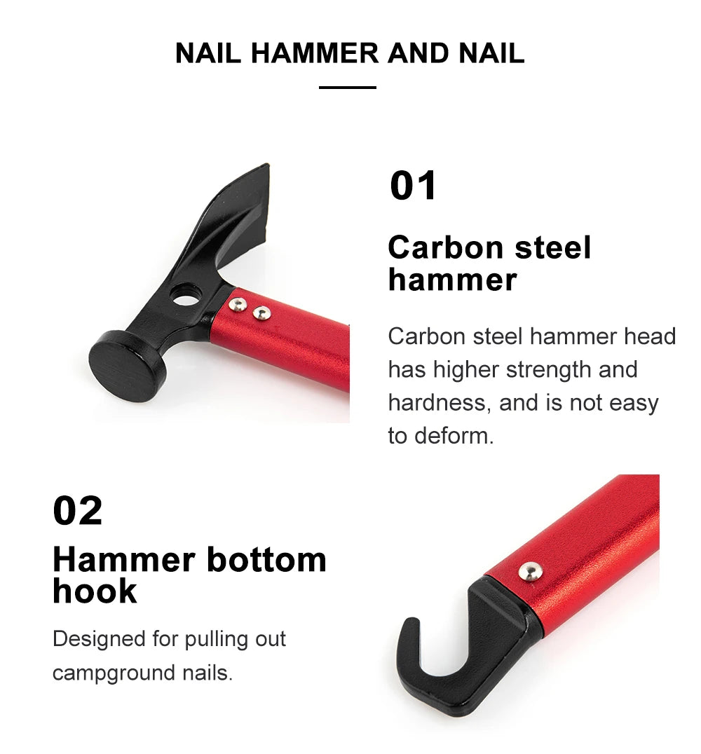 Aluminum Camping Nail Hammer