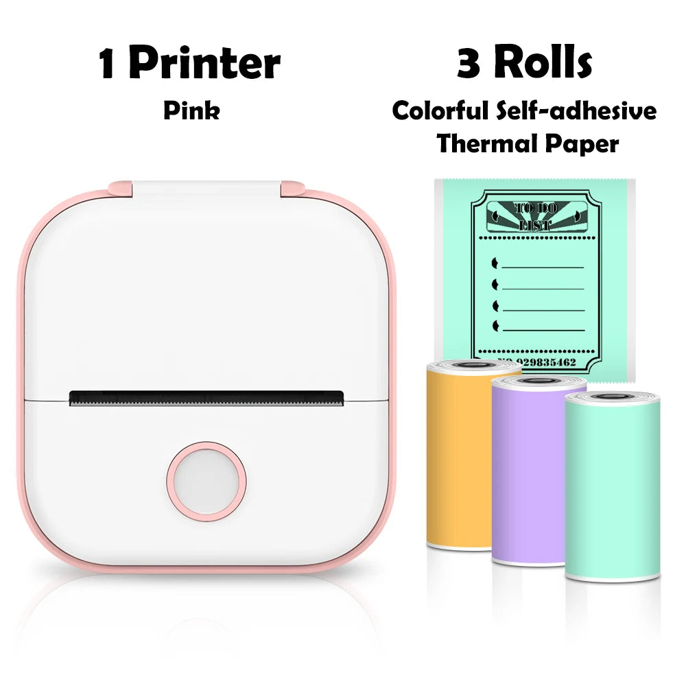 Mini drukarka termiczna Bluetooth Phomemo T02, 53 mm