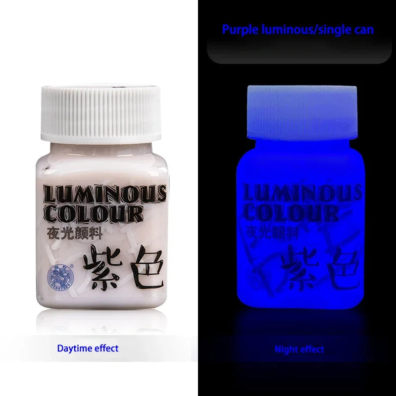 58ML Fluorescent Acrylic Pigment – Glow in the Dark