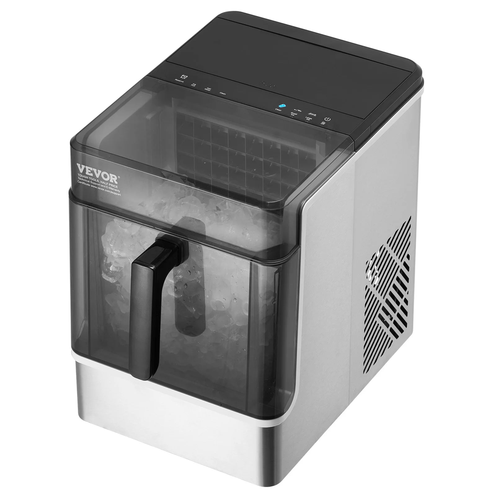 Countertop Ice Maker 50lbs/Day with Self-Cleaning & 2 Sizes