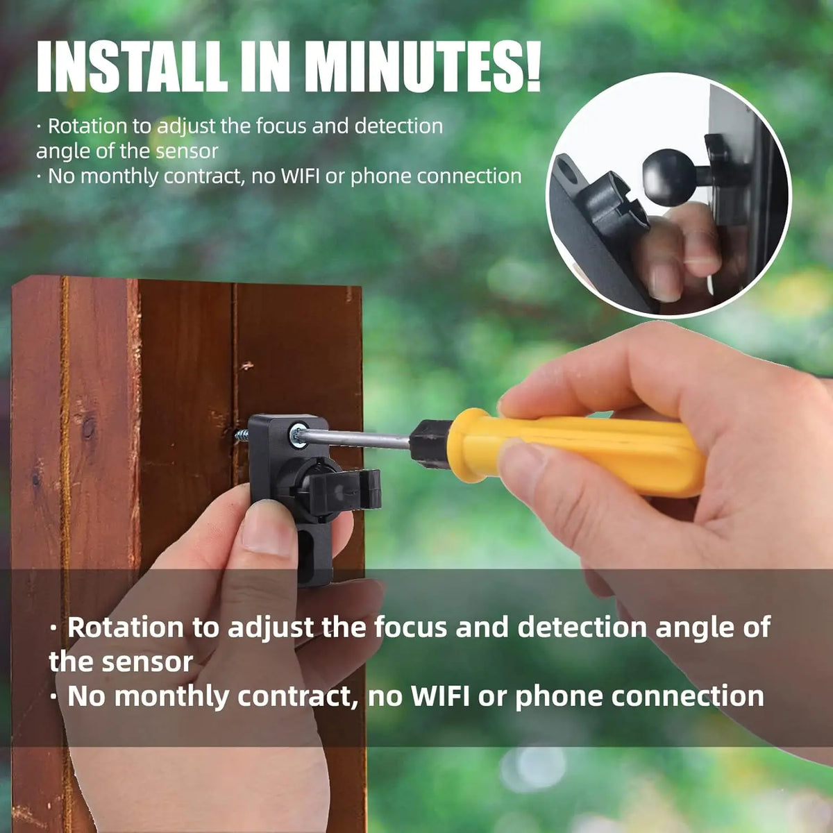 Wireless PIR Driveway Alarm - Sensor Kit Options