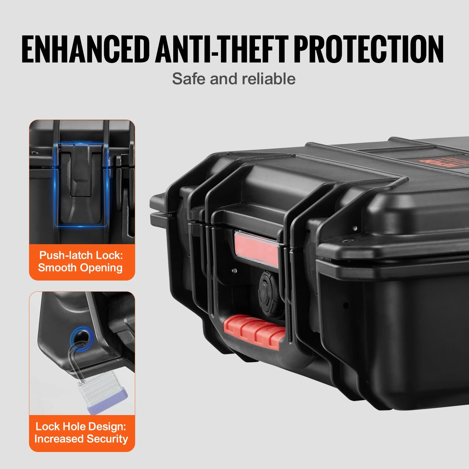 IP67 Waterproof Hard Case with Custom Foam & Secure Lock Design