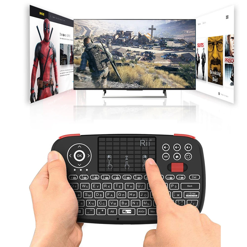 I4 Mini Wireless Keyboard with Touchpad