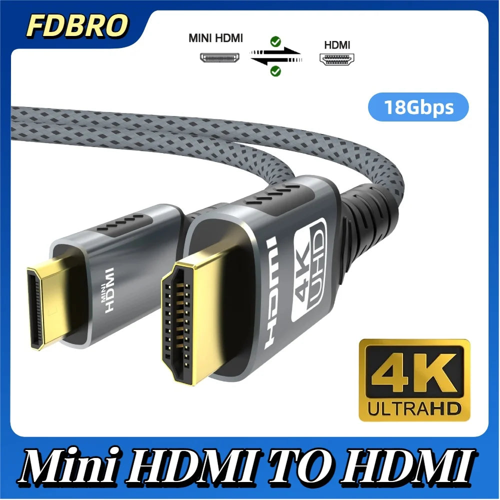Καλώδιο Mini ή Micro HDMI σε HDMI