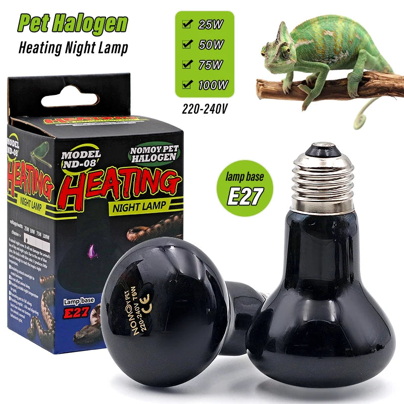 Ceramic E27 Heat Emitter, 25–100W Options