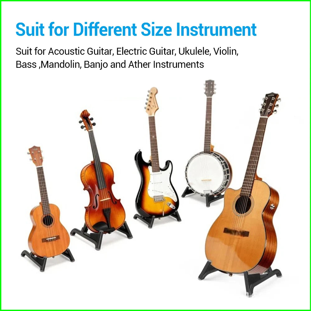 Foldable A-Frame Guitar Stand