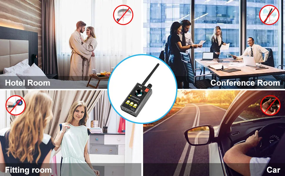 F911 Hidden Camera Detectors, Spy Detector, Bug and GPS Detector, Security Camera Finder, Infrared Scanner
