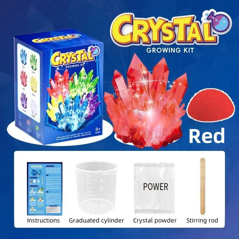 Kit de experimento científico para cultivo de cristais