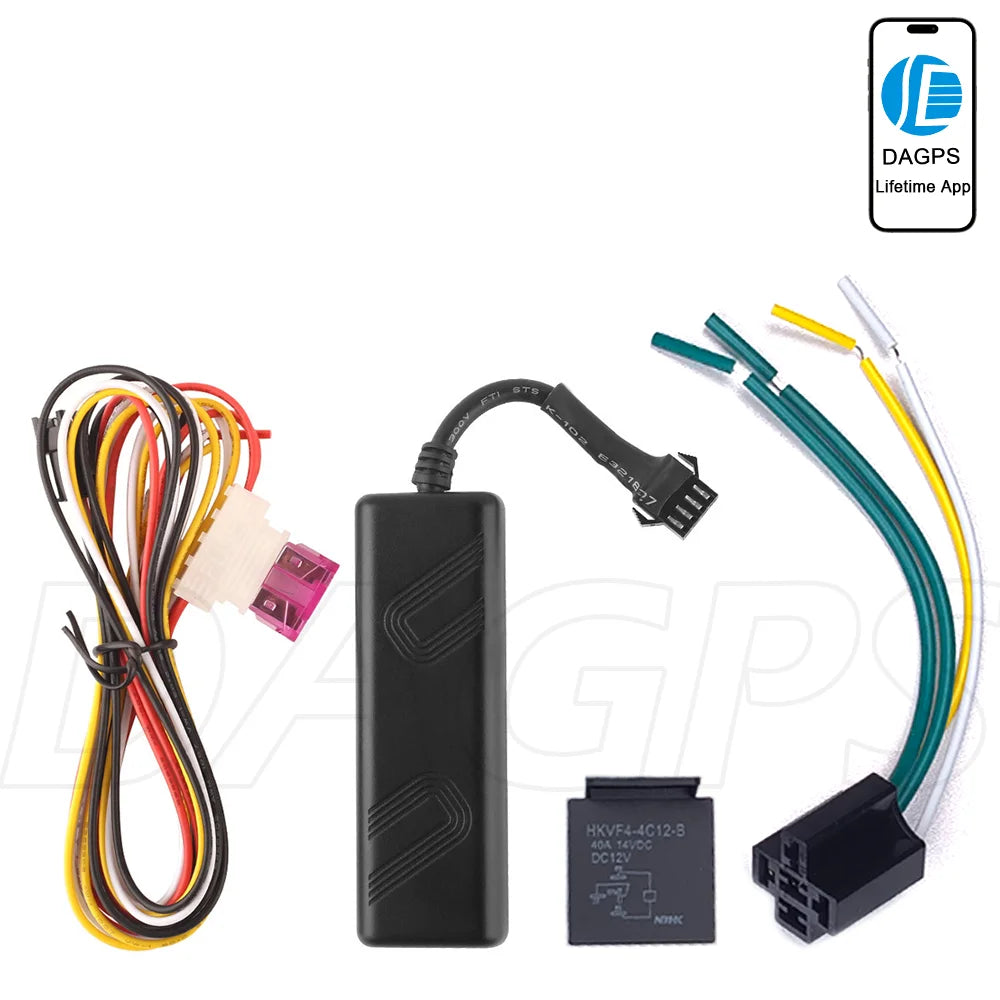 DAGPS Mini GPS Tracker TK205 Device ST-901 Car Motorcycle GSM Locator Remote Control With Real Time Listening System APP - Spy-shop.com