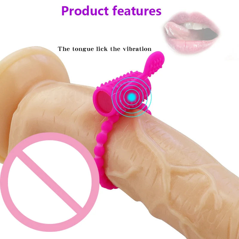 Penis Ring Vibrator Sex Igrače za moške Masturbatorji Vibrator za odrasle za ženske Pari Chastity Cage Erotični dodatki Sex Shop