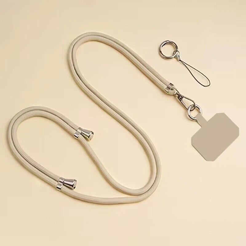 1pcs Crossbody Lanyard Necklace Strap Universal Mobile Phone Adjustment Long Hanging Rope With Clip Anti-Lost Lanyard 
