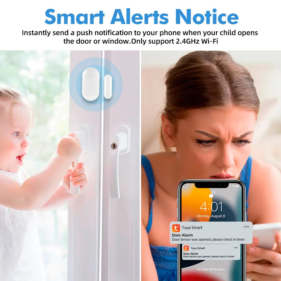 Smart WiFi Home Security Alarm System Kit with 120dB Siren