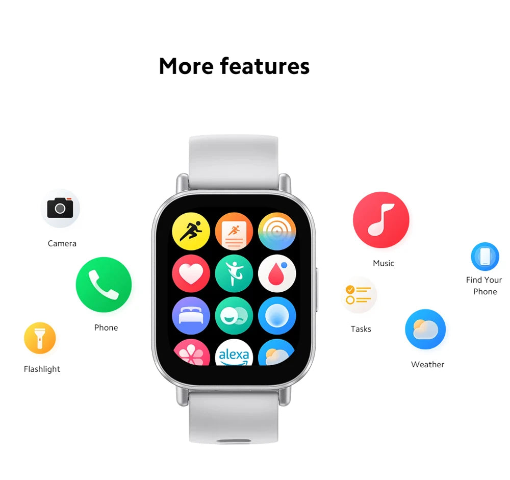 Παγκόσμια Έκδοση Xiaomi Redmi Watch 5 Active 2'' οθόνη LCD · έως 18 ημέρες μπαταρία · κλήσεις Bluetooth® · 140+ τρόποι προπόνησης · 470mAh