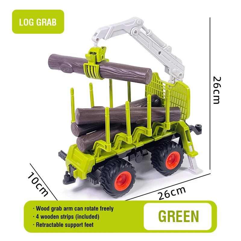 RC Farm Tractor Models & Separate Accessories, 1:24 Range