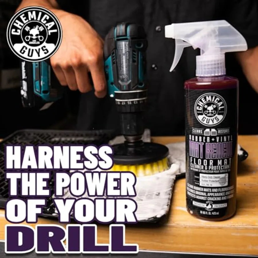 Heavy Duty Door Mat Cleaning Kit with Renew Rubber + Vinyl Cleaner
