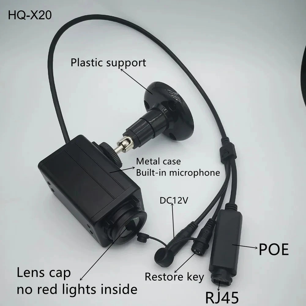 Mini IP Camera 2MP Full Color Night Vision ONVIF