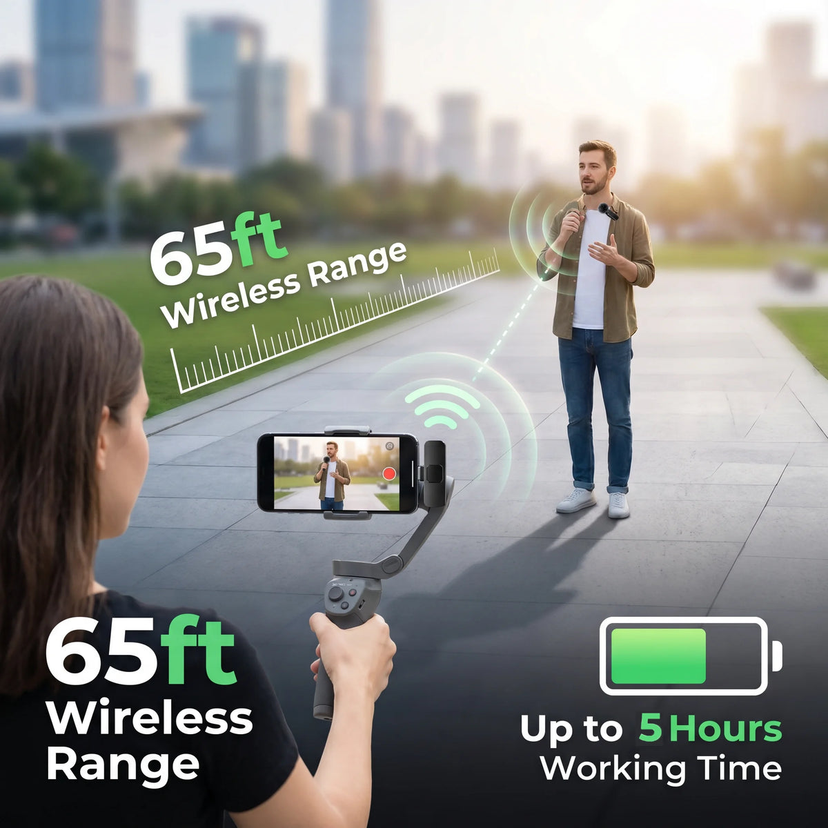 Wireless Lapel Microphone, Lightning Connector Only, mini Clip Microphone, Suitable for Live Streaming, Vlogs, Interviews.