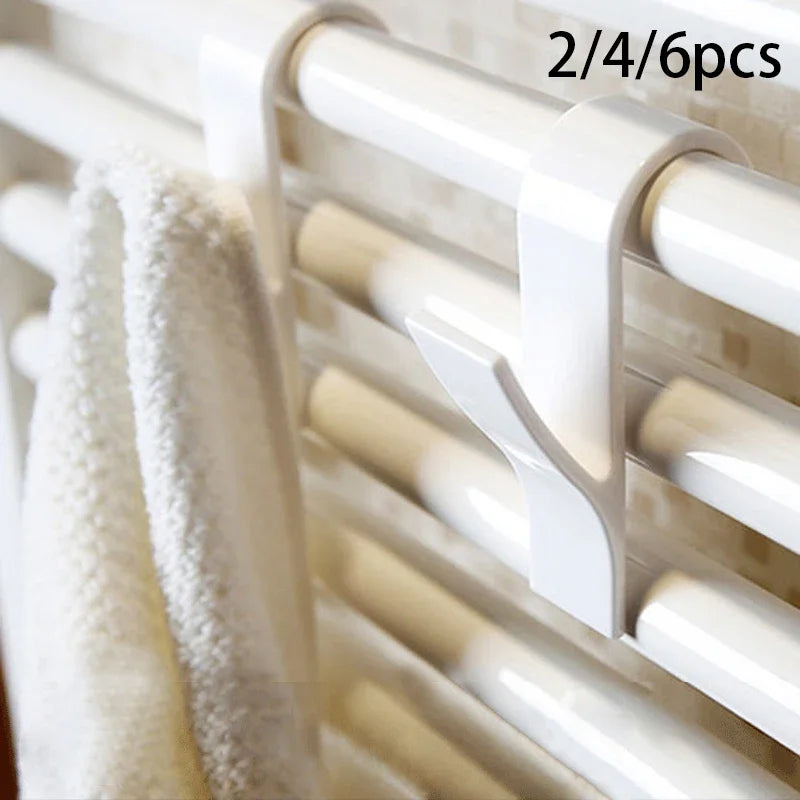  crochets pour serviettes de radiateur – 2, 4 ou 6 pièces