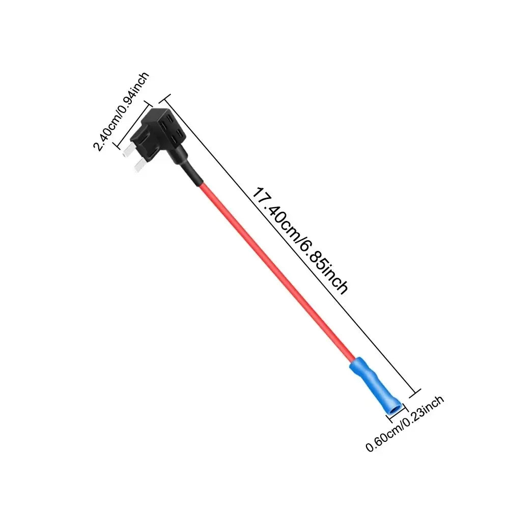 5 Stück Sicherungsadapter, APM-Abgriff, Mini-Flachsicherung, Micro, 12V, Sicherungshalter für Auto, Motri, ATM-Adapter
