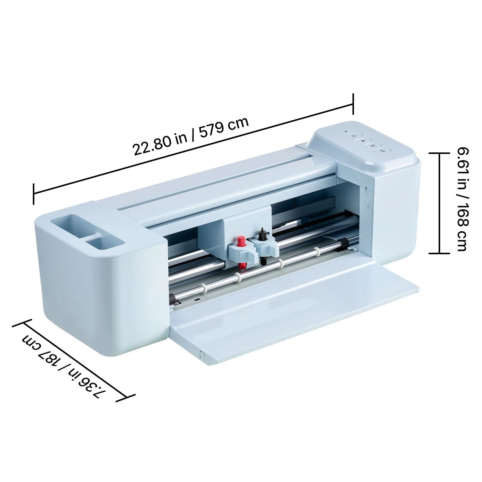 SucceBuy Vinyl Cutting Machine 12 in Button Screen Controlled Vinyl Cutter 5000+ Built-in Design Resources Creating Crafts Cards