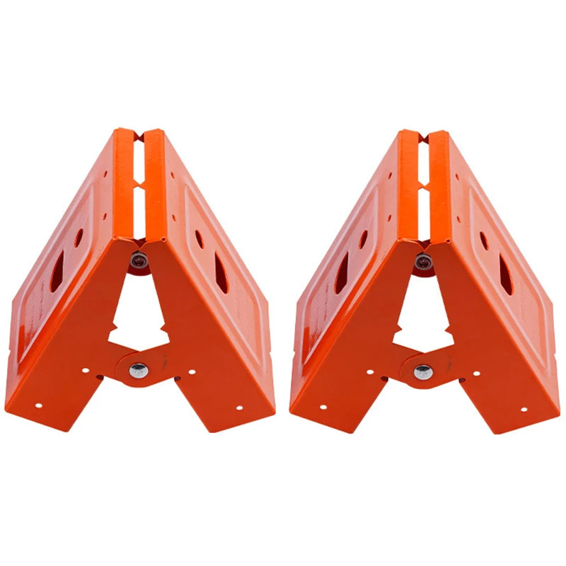 Metal Sawhorse Brackets, Pair