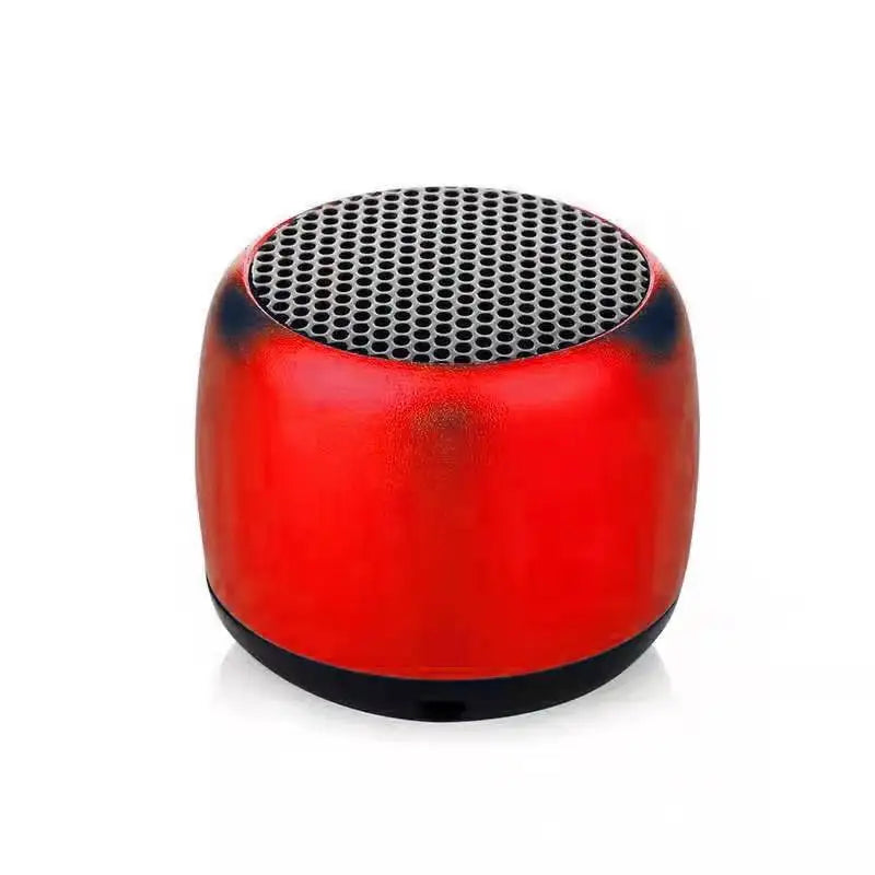 M1 Mini Bluetooth-compatible Small Speaker Portable Intelligent One Drag Two Small Steel Cannon Metal Wireless Sound Subwoofer 