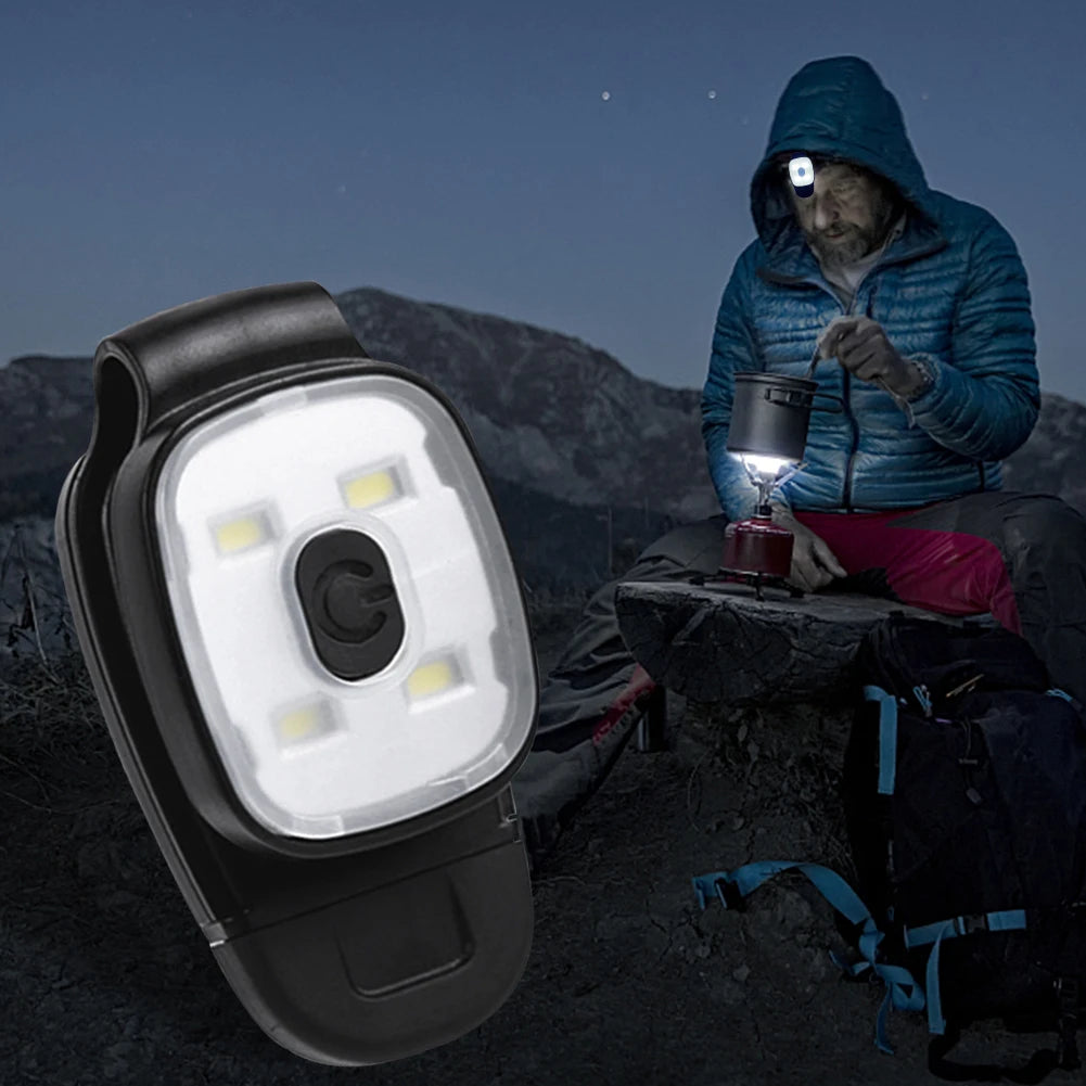 USB Rechargeable Clip-On LED Light