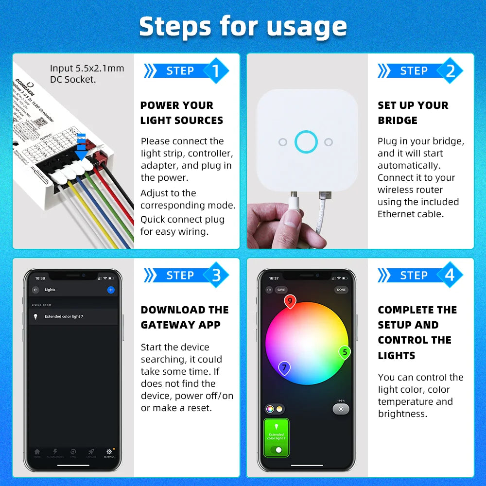 Zigbee 3.0 PWM-LED-nauhuri
