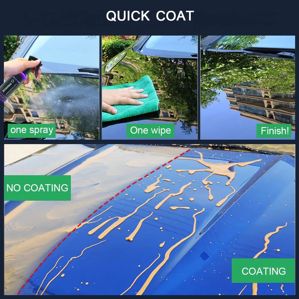 Premium Car Nano Ceramic Coating Car Accessories Maintenance Hydrophobic Layer Cleaning Detailing Automotive Polish Agent 