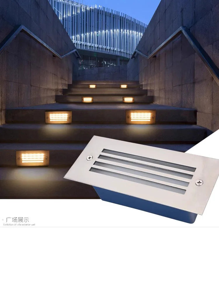 Recessed Outdoor LED Step and Deck Light