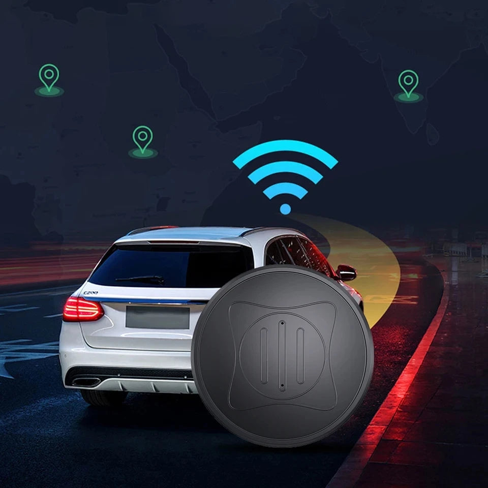 Mini mágneses GPS nyomkövető helymeghatározó, hordozható jármű anti-lopás riasztó készülék valós idejű pozíciókövető ingyenes mobil APP-vezérléssel