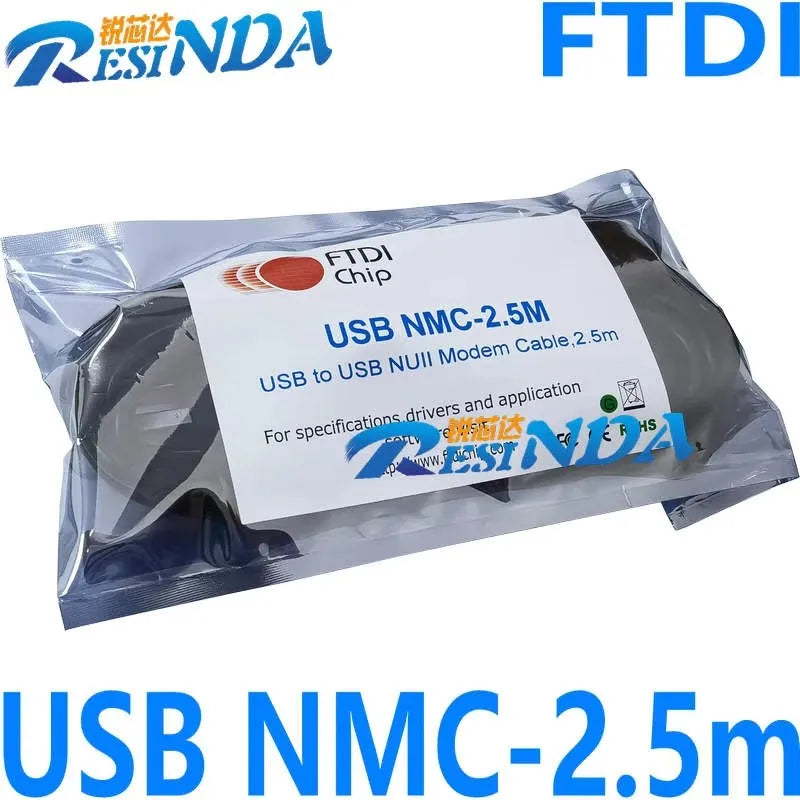 USB to RS232 Null Modem Cable - 2.5 m