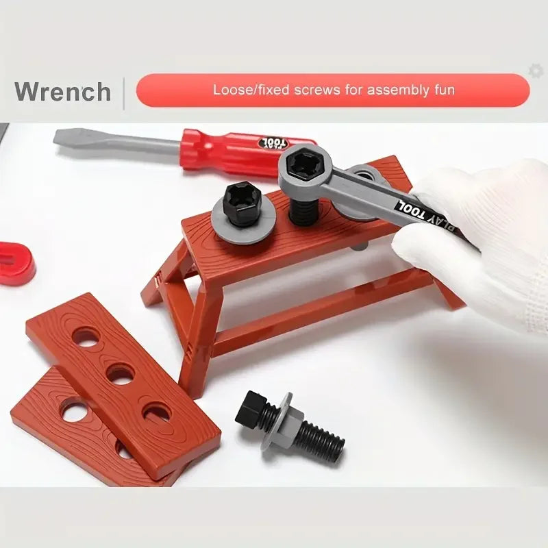 Toddler Tool Playset with Hammer and Saw, Ages 3 to 12