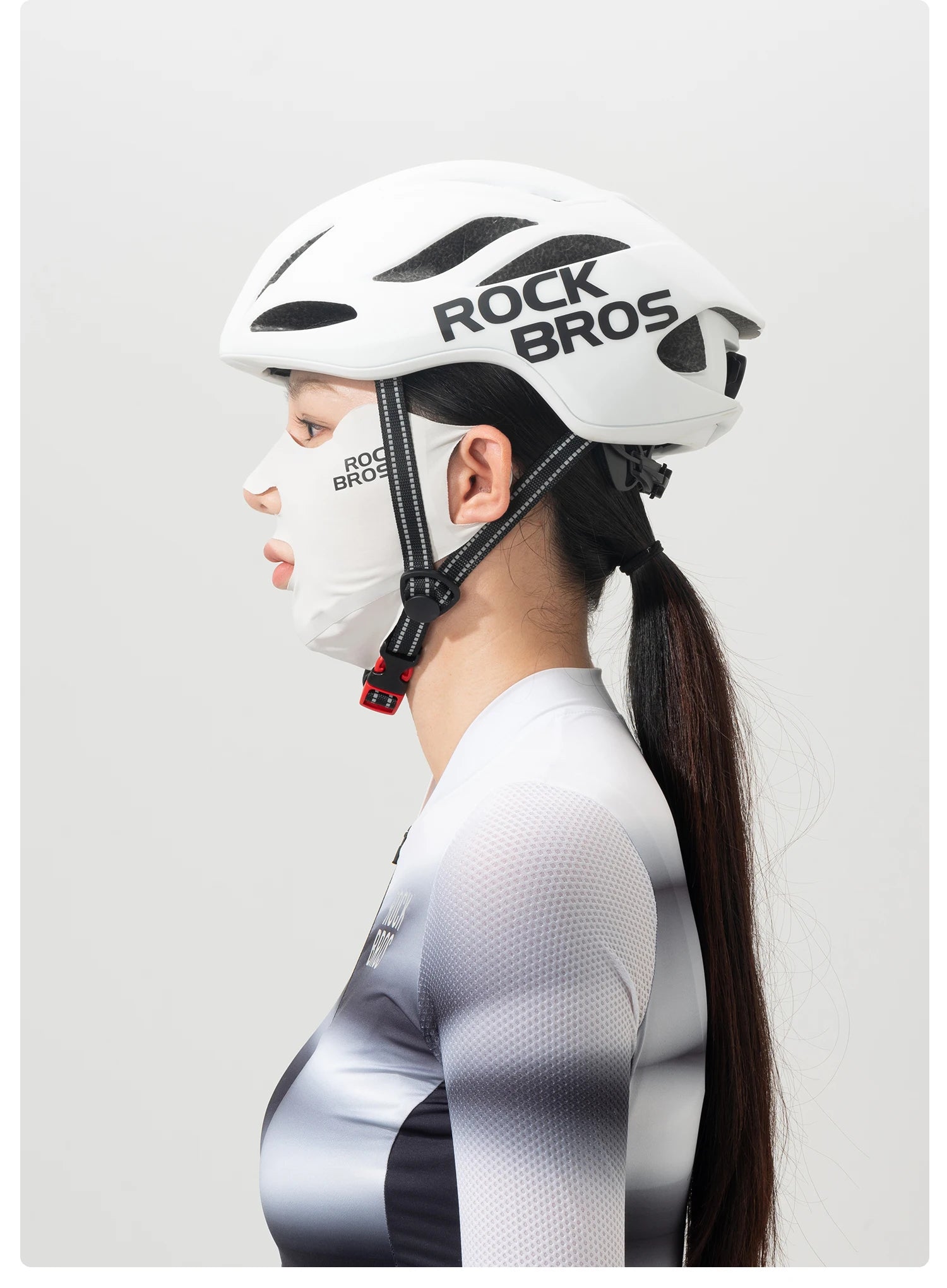 UPF50+ Ice Silk Cycling Face Mask for Sun Protection