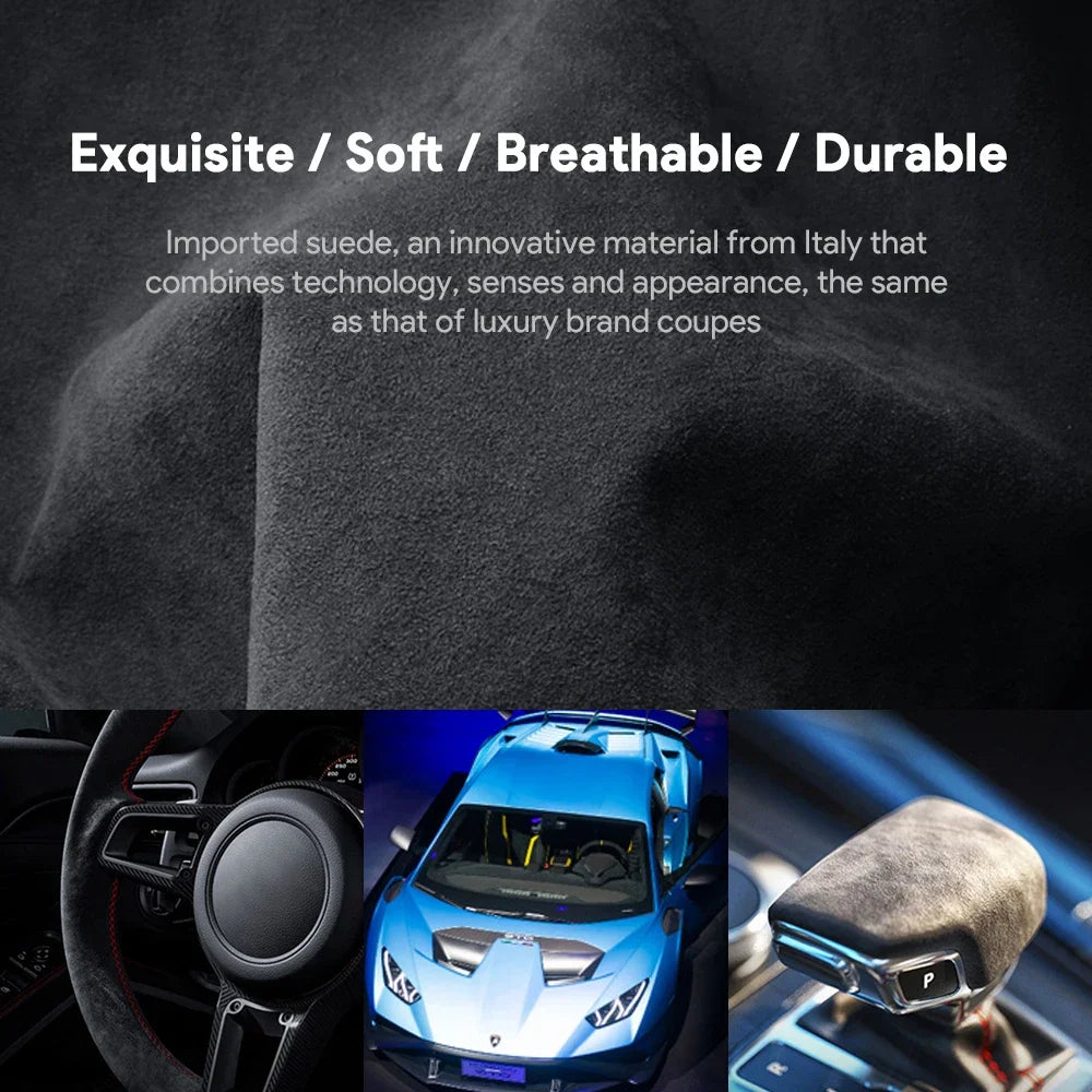 Suede Gear Shift Panel Sticker for Mazda 3 Axela 2019-2025