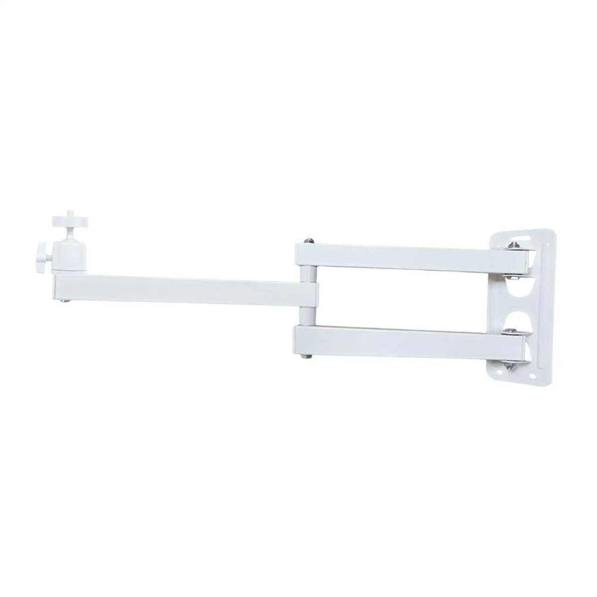 Projector Wall Mount Bracket Heavy Duty 360° Rotatable Universal Foldable Projector Shelf with 1/4" Ball Head for Office Home