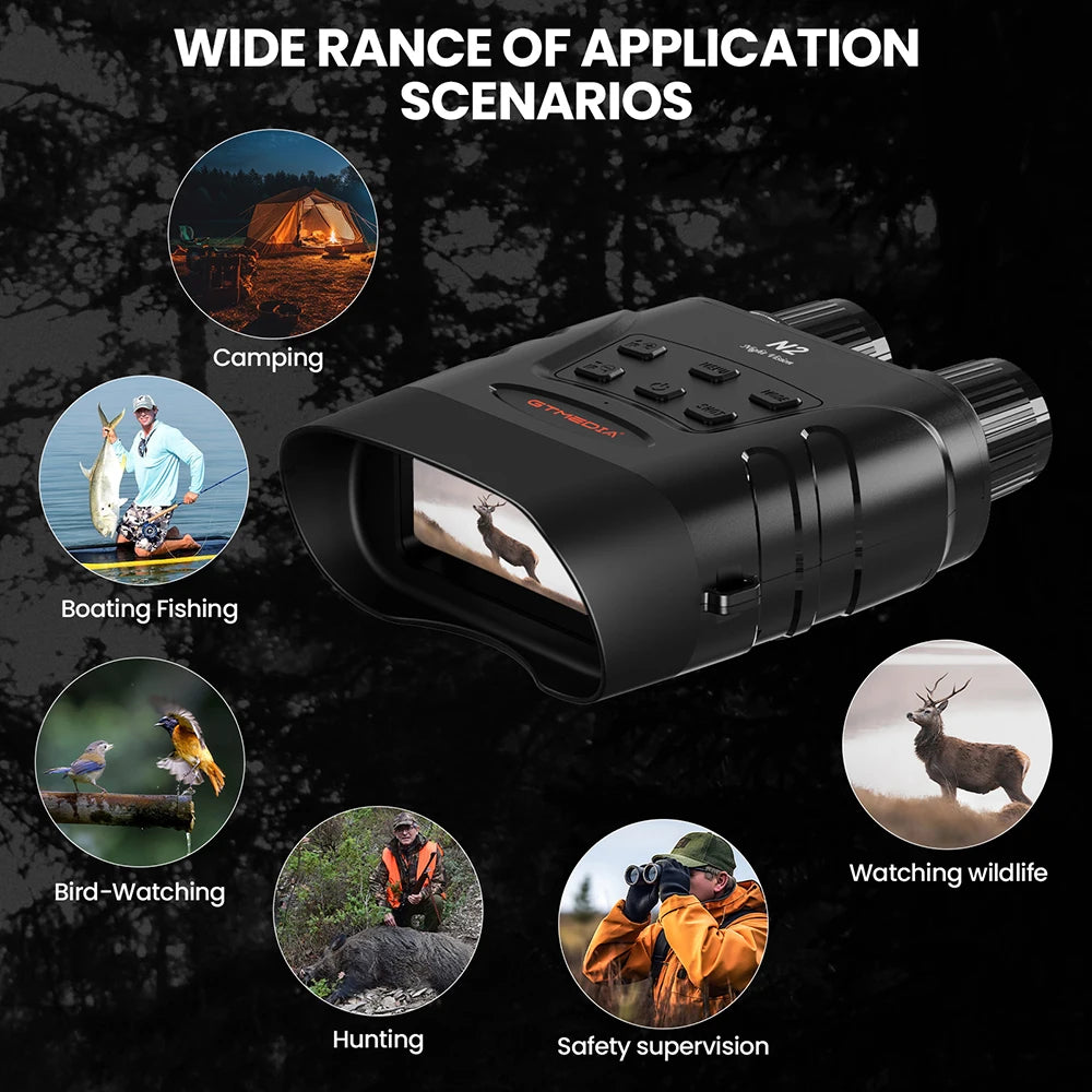 GTMEDIA N2 Night Vision Binoculars with 5X Zoom and 1080P