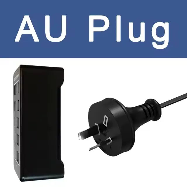 Multiport USB-A Charging Station, 10–30 Ports, 5V Output