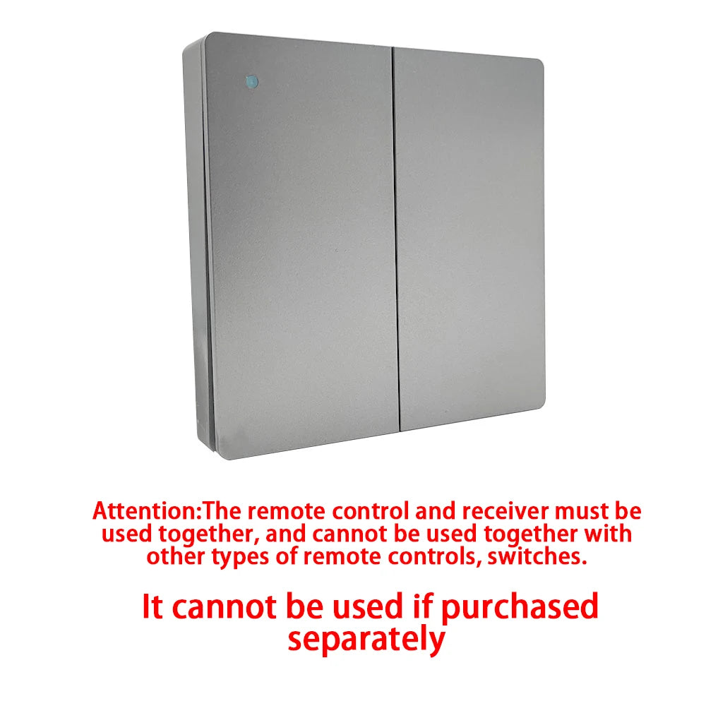Self-Powered Kinetic Wall Switch, IP54, 95-260 V Receiver