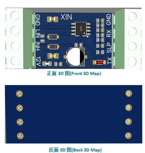 Opciones de módulo de interfaz TTL o USB LIN Bus