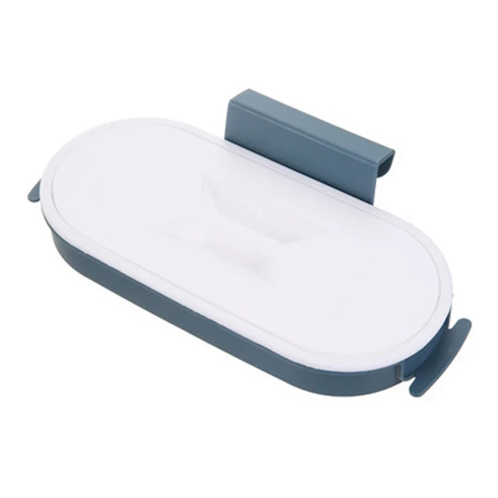 Over-Cupboard Rubbish Bag Holder with Lid