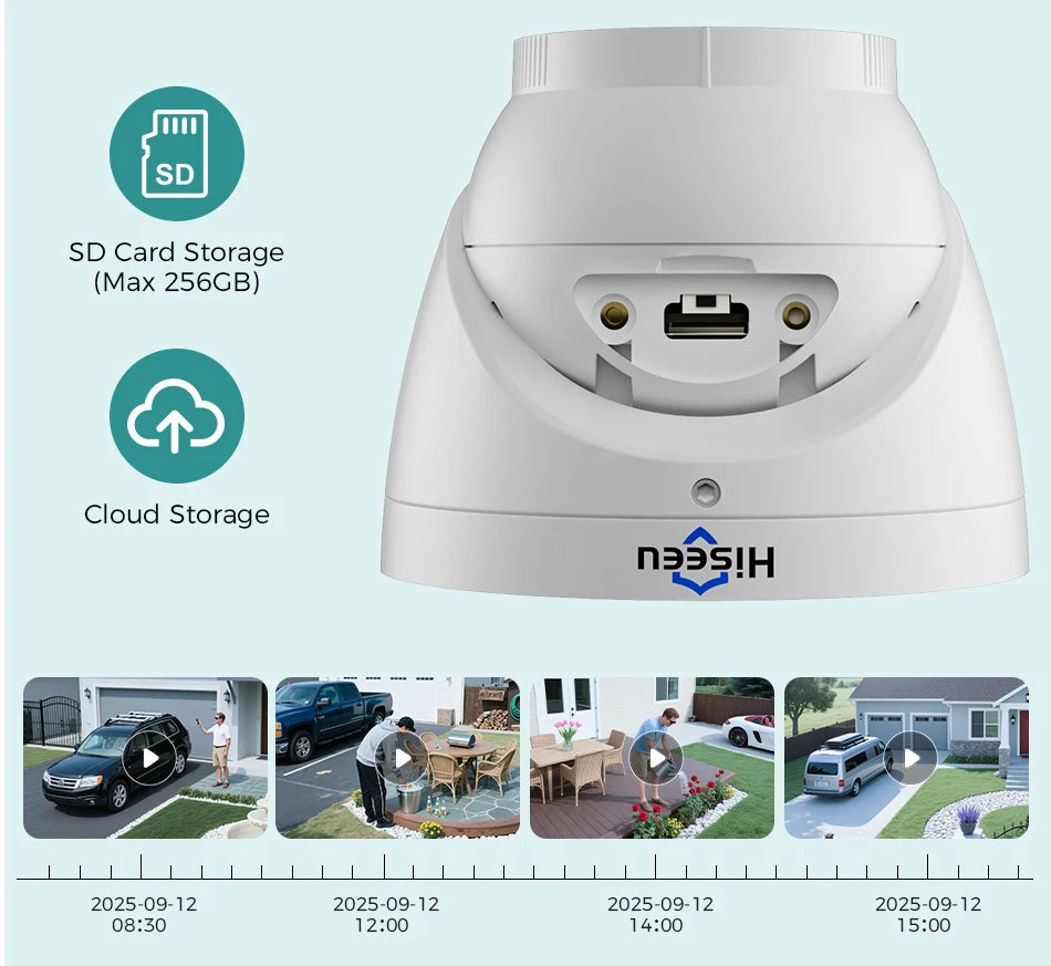 12MP POE IP Security Camera with Night Vision