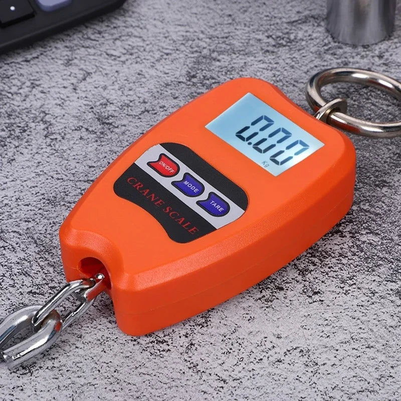 Digital Hanging Scale 200kg / 441lb with LCD Display Hook