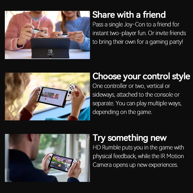 Nintendo Switch OLED Game Console 64GB Set