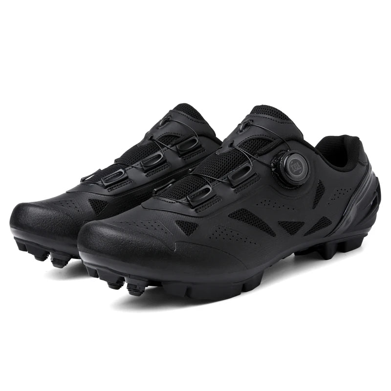 Chaussures de VTT respirantes à lacets pour cyclisme