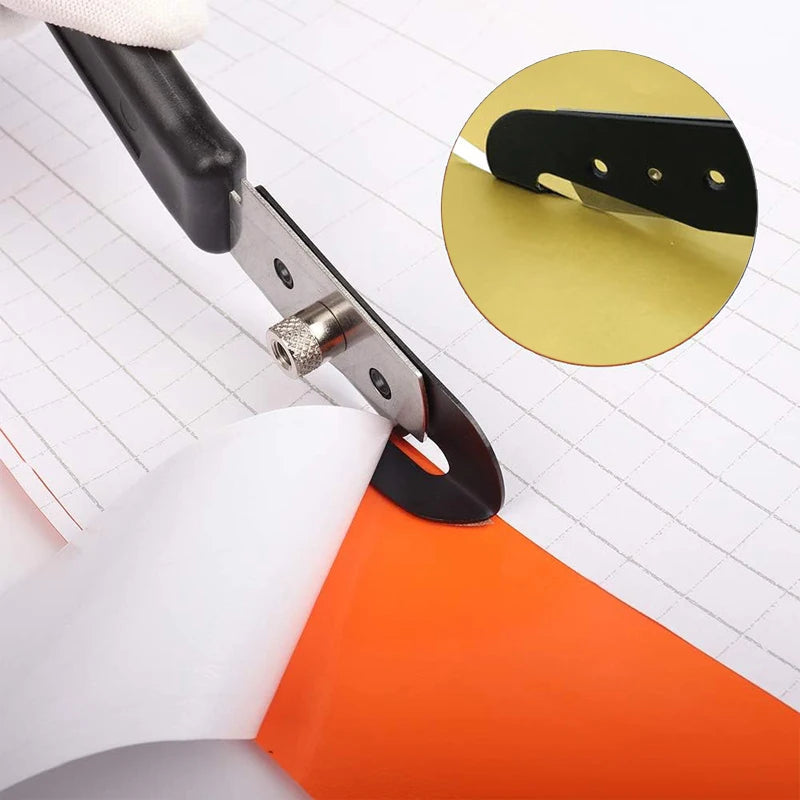 Vinyl Wrap Backing Slitter with 2 or 6 Blades