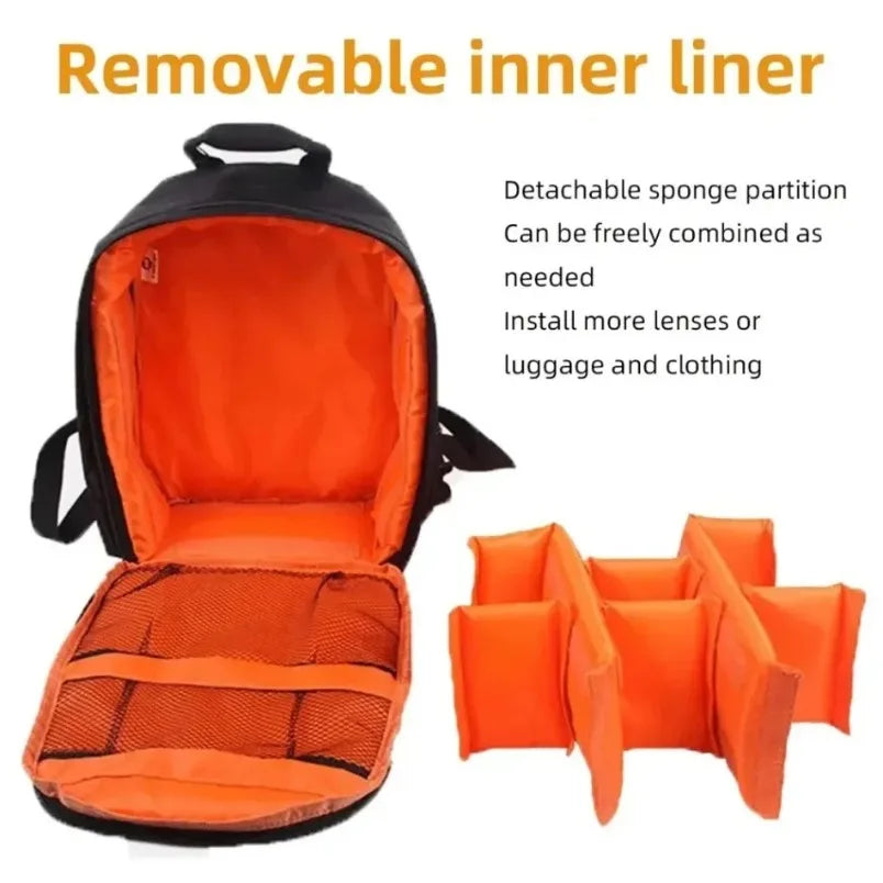 Compact Nylon Camera Backpack