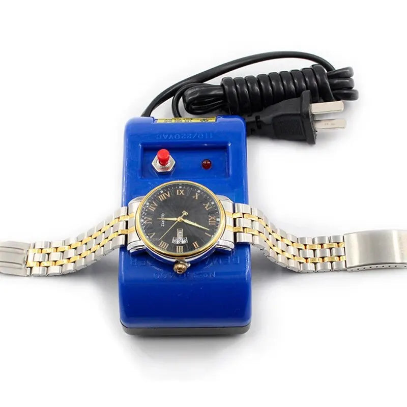Electric Watch Demagnetizer with EU or US Plug Options