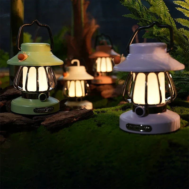 Punjiva kamp-lampa s temperaturnom bojom svjetla