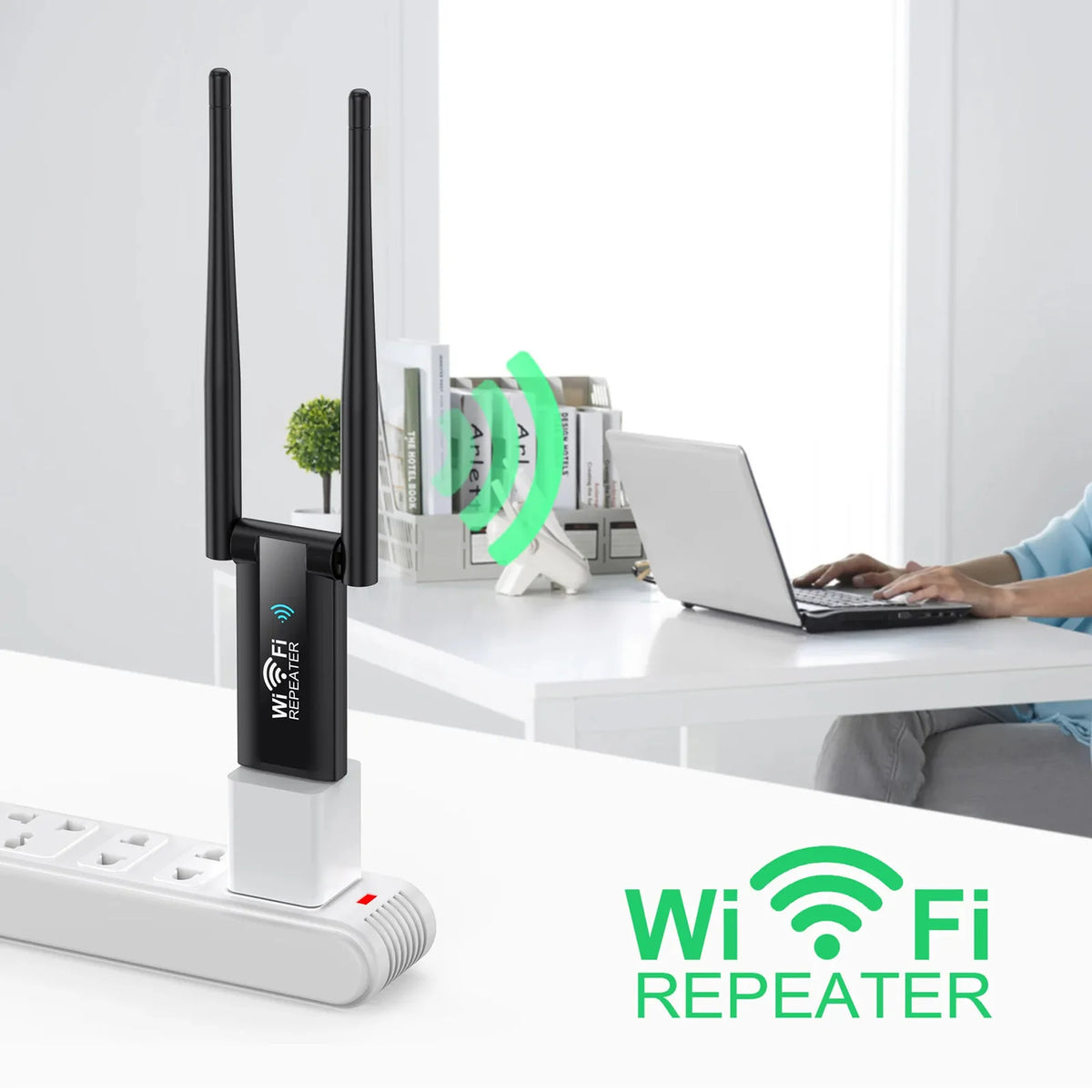 2.4GHz 300Mbps USB Wi-Fi Range Extender